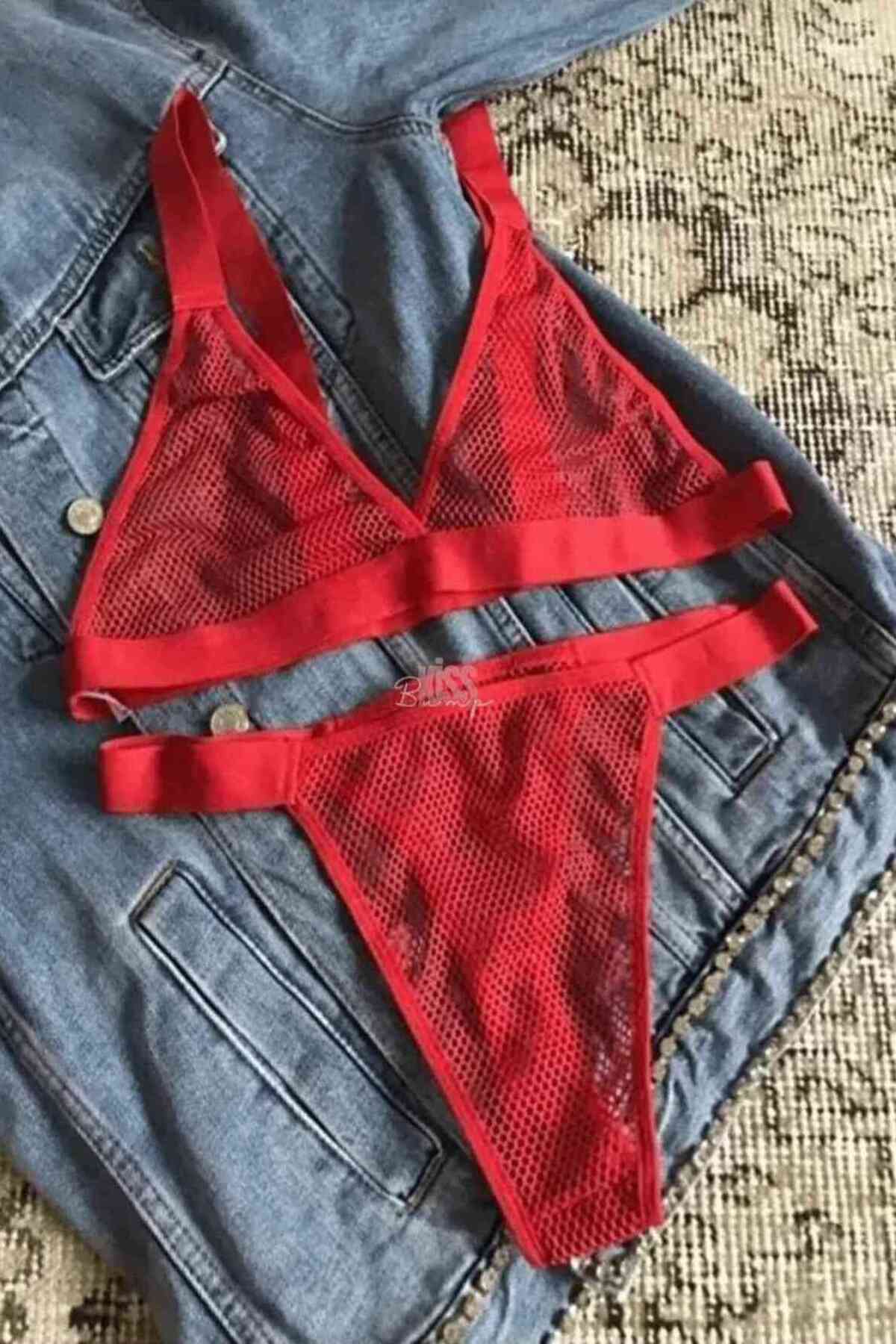 kissbump ateş kırmızısı fileli bralet takım – transparan kadın İç Çamaşırı seti kissbump ateş kırmızısı fileli bralet takım – transparan kadın İç Çamaşırı seti