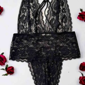 kissbump siyah dantel detaylı transparan body – v yaka derin dekolteli Şık ve seksi kadın İç giyim kissbump siyah dantel detaylı transparan body – v yaka derin dekolteli Şık ve seksi kadın İç giyim